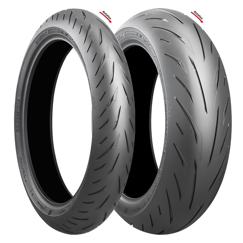BRIDGESTONE KOMPLET OPON (16611/24) 120/70ZR17 BATTLAX S22 (58W) TL PRZÓD DOT 2024 + (16612/24) 160/60ZR17 BATTLAX S22 (69W) TL TYŁ DOT 2024