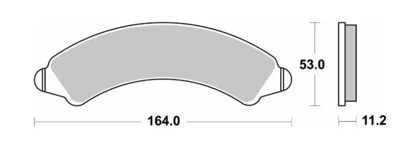 SBS KLOCKI HAMULCOWE KH728 OFF-ROAD RACING SINTER KOLOR ZŁOTY POLARIS RZR PRO/ TURBO / XP4 '19-'23 (1)