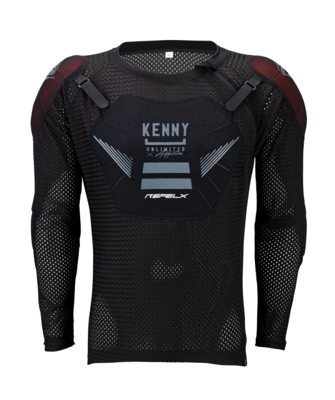 KENNY RACING BUZER OSŁONA KLATKI PIERSIOWEJ NA SIATCE BODY PROTECTOR MTB REFLEX DZIECIĘCE/KID/JUNIOR KOLOR CZARNY ROZMIAR L