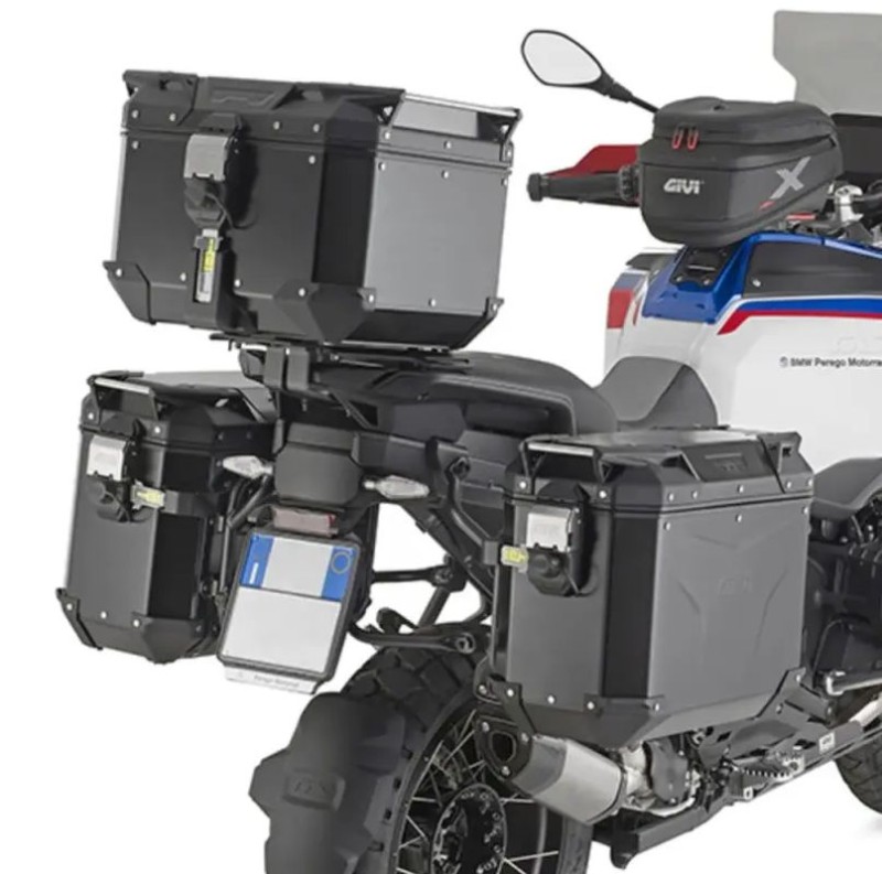 KAPPA 2025/04 STELAŻ KUFRÓW BOCZNYCH MONOKEY CAM SIDE BMW R 1300 GS ADVENTURE '25-, POD KUFRY KFR K'FORCE ALU