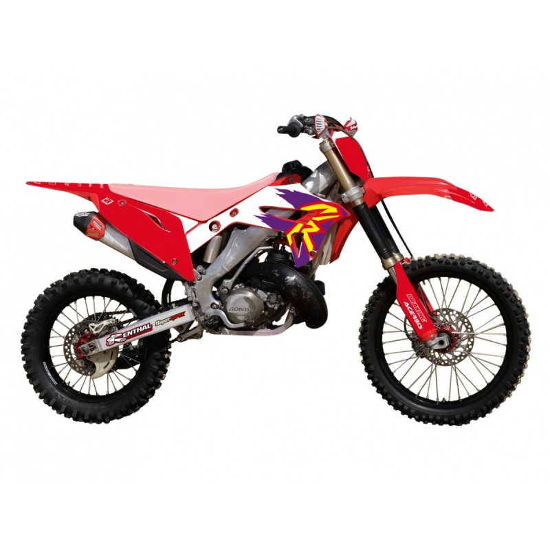 BLACKBIRD KOMPLET NAKLEJEK (OKLEIN) HONDA CR 125R '02-'07, CR 250R '02-'07 RETRO (RESTYLING POLISPORT '22) (1)