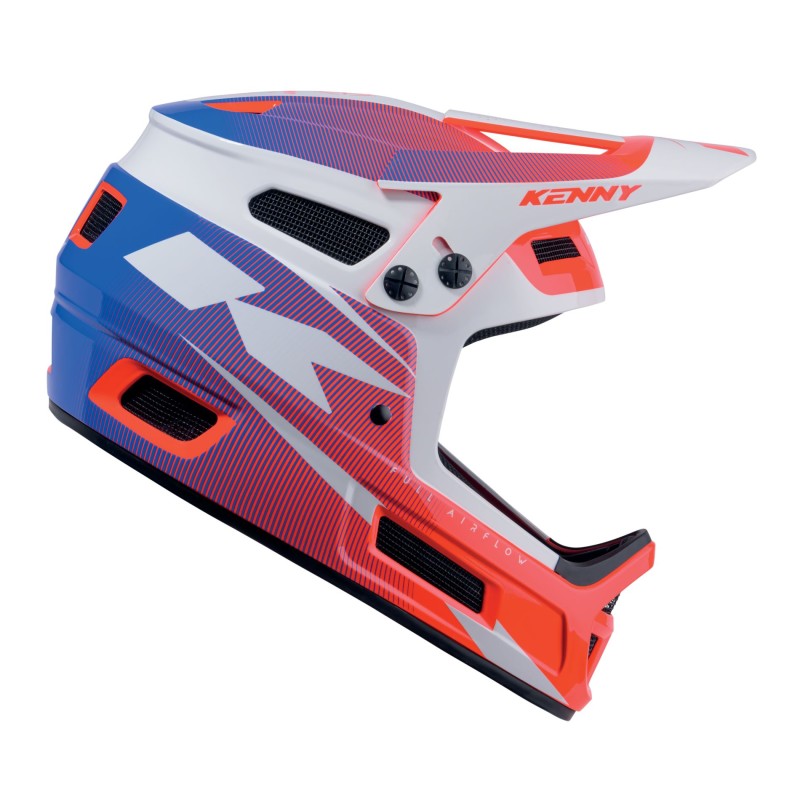 KENNY RACING KASK ROWEROWY MTB ELITE PATRIOT NIEBIESK/CZERWONY/BIAŁY ROZMIAR L (1)