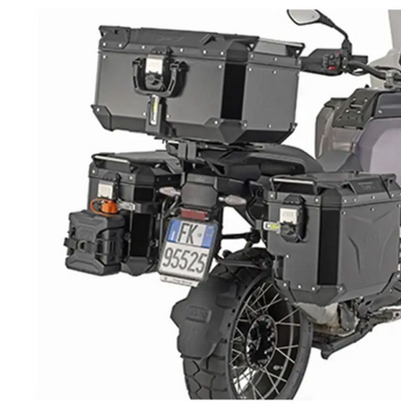 KAPPA 2025/05 STELAŻ KUFRÓW BOCZNYCH MONOKEY CAM SIDE BMW R 1300 GS ADVENTURE '25-, - POD KUFRY KVG K'VOYAGER ALU - PRAWY KVGS33 WCIĘTY