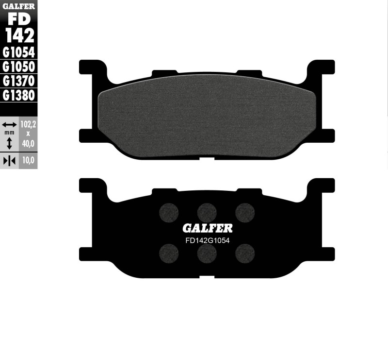 GALFER KLOCKI HAMULCOWE KH179 PÓŁMETALICZNE (OFERTA SPECJALNA) WYPRZEDAŻ