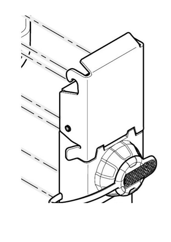 KAPPA ZAMEK DO KUFRA KOMPLETNY (PASUJE DO KUFRÓW CENTRALNYCH / TOP CASE KFR580A/B, KFR480A/B, KFR420A/B, KVE58, KVE48, KVE42) (1)