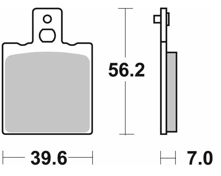 SBS KLOCKI HAMULCOWE NOWOŚĆ KH047 / KH47 OFF-ROAD SINTER KOLOR ZŁOTY (1)