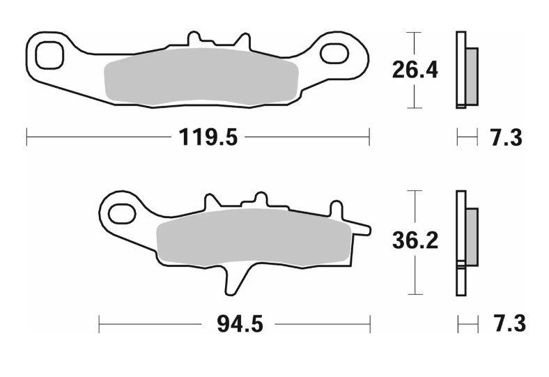 SBS KLOCKI HAMULCOWE NOWOŚĆ KH258 OFF-ROAD SINTER KOLOR ZŁOTY (1)