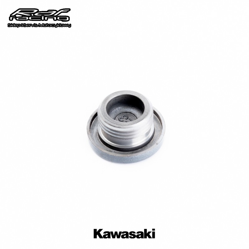 Kawasaki 92066-1456 Korek inspekcyjny wlewu oleju M18x1,5mm VN2000 Vulcan \'04-10 KL250 Super Sherpa \'00-10 ER5 500 \'99-02 KX250F \'04-05