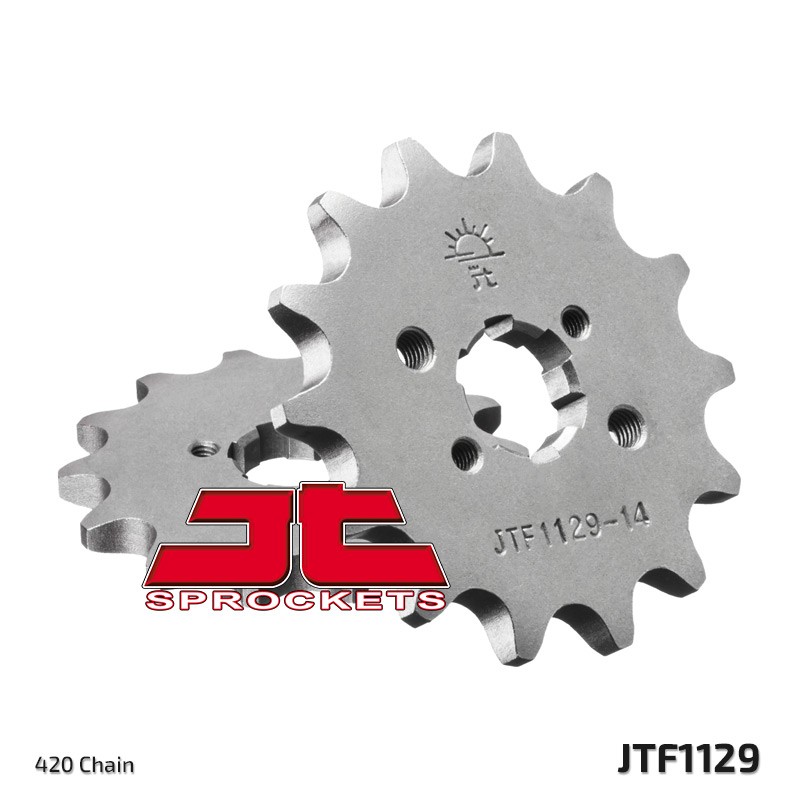 JT ZĘBATKA PRZEDNIA 2153 14 APRILIA RS/SX 50 '06-'20, DERBI GPR 50 '06-'13, SENDA 50R/SM '06-'20, GILERA RCR/SMT 50 '06-'19 (215314JT) (ŁAŃC. 420) - ZASTĘPUJE JTF1128.14 I JTF1127.14 (1)