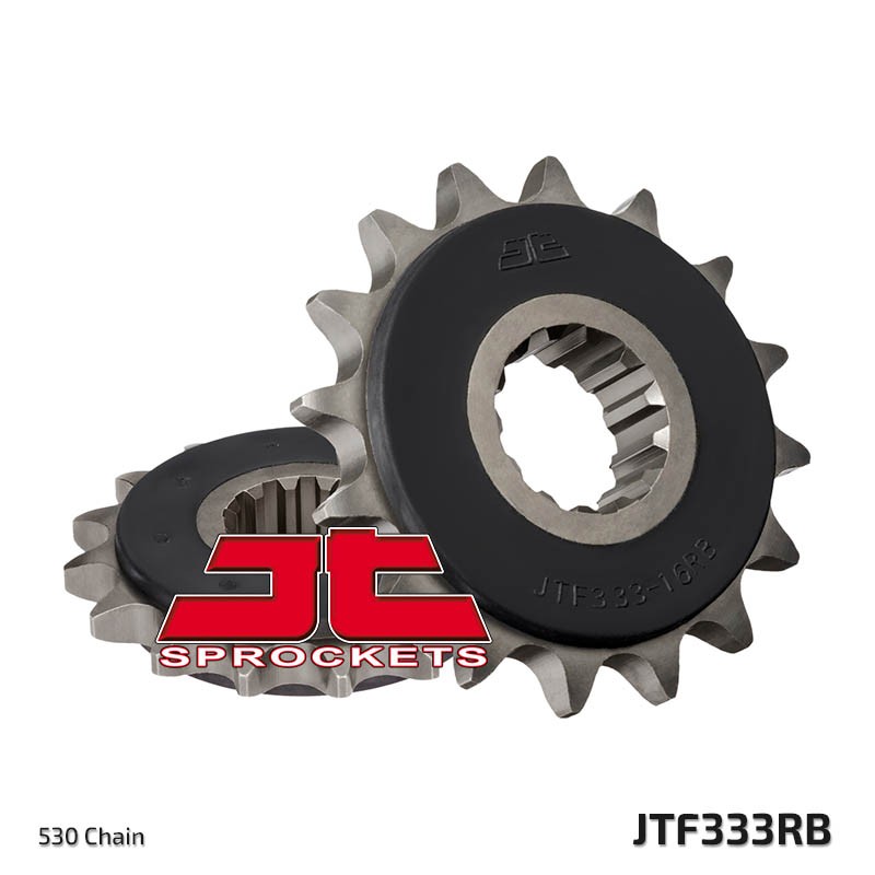 JT ZĘBATKA PRZEDNIA 347 16 Z GUMĄ HONDA CBR 1000RR '04-'16, CBF 1000, CBR 900/929/954 (34716JTRB) (ŁAŃC. 530) (1)