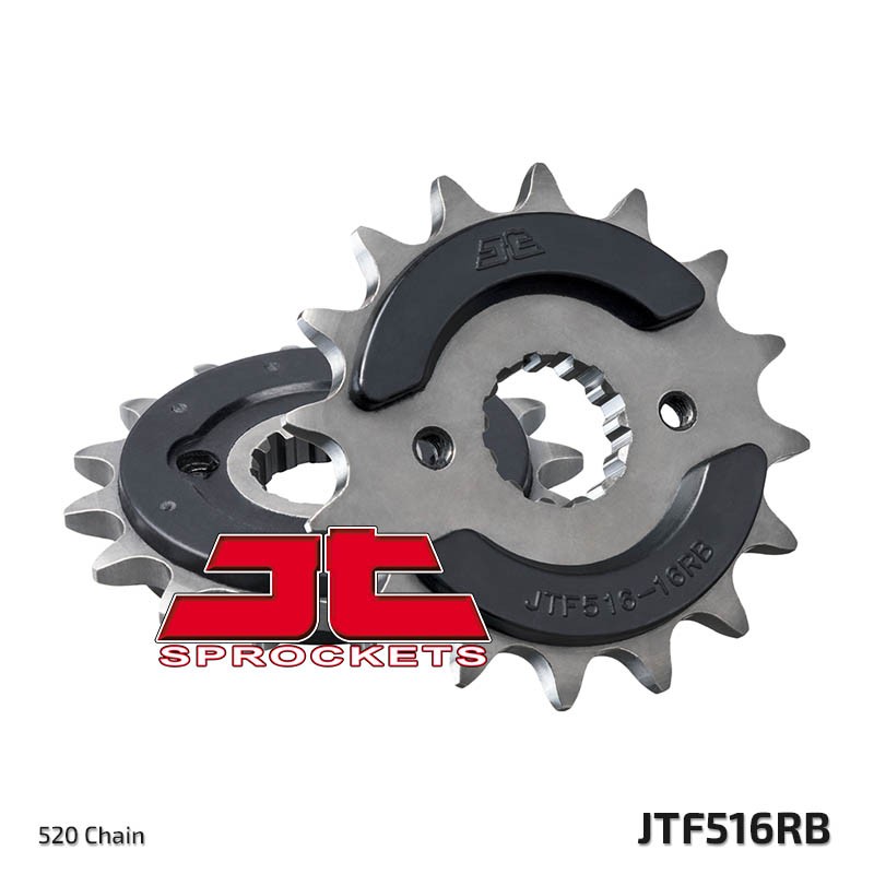 JT ZĘBATKA PRZEDNIA 523 16 Z GUMĄ SUZUKI GS 500E '94-'06, GS 500F '04-'10 (52316JTRB) (ŁAŃC. 520) (1)