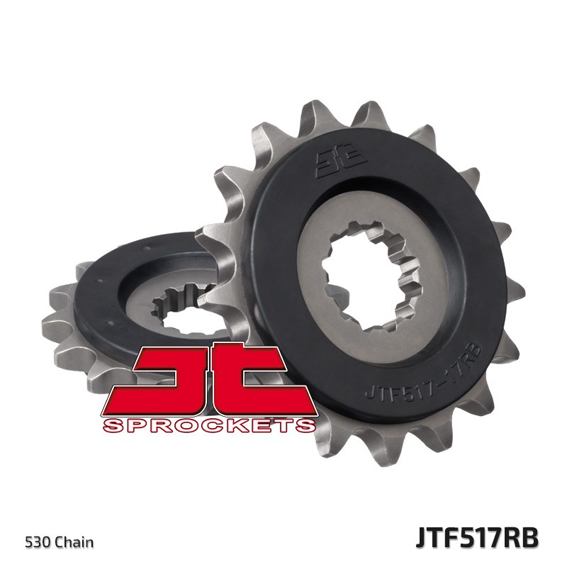 JT ZĘBATKA PRZEDNIA 526 17 Z GUMĄ KAWASAKI ZZR 1200/1400 (52617JTRB) (ŁAŃC. 530) (1)