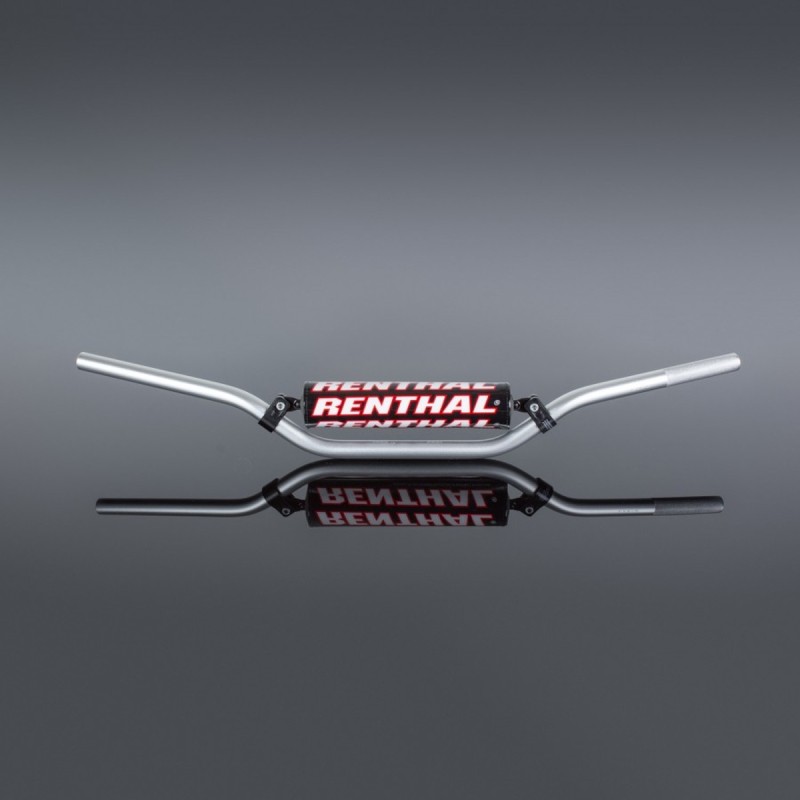 RENTHAL KIEROWNICA 7/8 CALA (22MM) ATV HANDLEBAR SILVER HONDA TRX 400/450 PADDED KOLOR SREBRNY Z GĄBKĄ