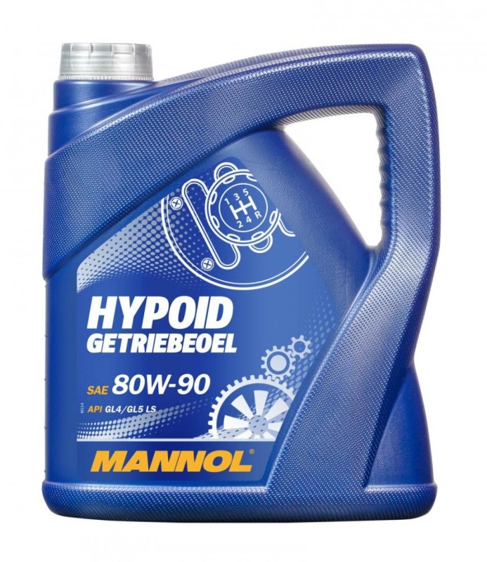 MANNOL HYPOID GETRIEBEOEL 80W90 API GL4/GL5 LS- OLEJ PRZEKŁADNIOWY MINERALNY 4L (80W-90) (1)