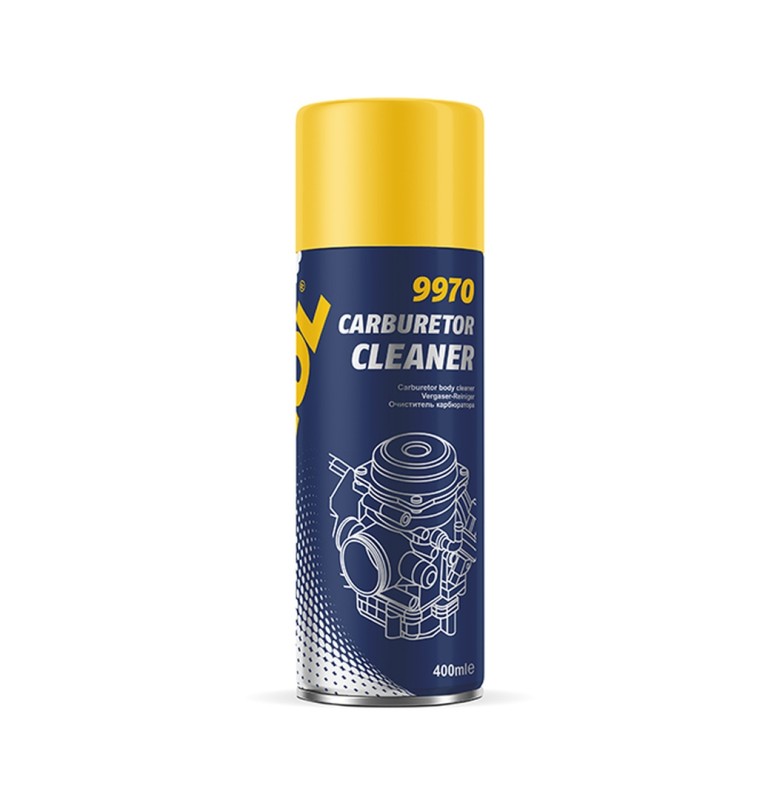 MANNOL CARBURETOR CLEANER 400ML - SPRAY DO CZYSZCZENIA GAŹNIKA (9970) (24) (1)
