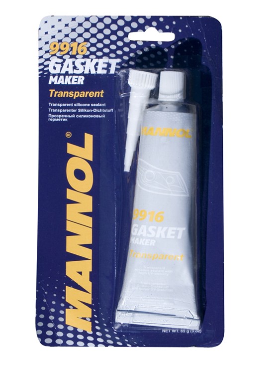 MANNOL GASKET MAKER - SILIKON USZCZELNIAJĄCY - KOLOR BEZBARWNY 85G (9916) (144) (1)
