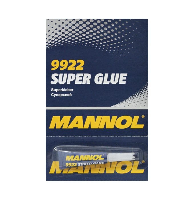 MANNOL SUPER GLUE 3G - KLEJ BŁYSKAWICZNY (9922) (288) (1)