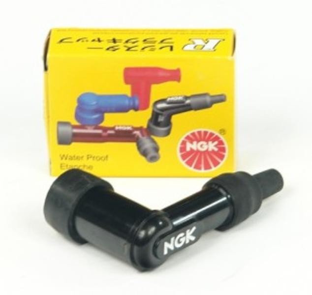 NGK FAJKA NA ŚWIECE EBONITOWA KĄTOWA (90) KOLOR CZARNY (NR 8051) (1)