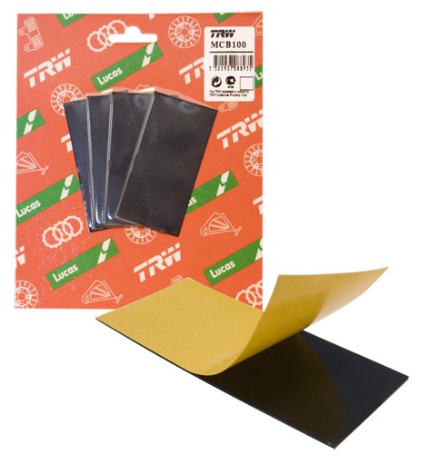 TRW ZF PODKŁADKI ANTYWIBRACYJNE POD KLOCKI HAMULCOWE ( 4 SZT. 80X40MM ) (1)