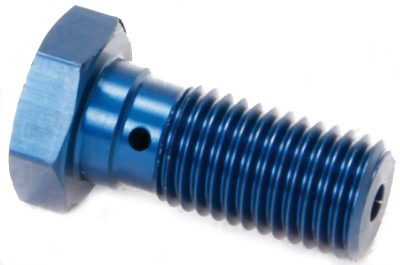 TRW ZF ŚRUBA HYDRAULICZNA DO PRZEWODÓW HAMULCOWYCH M10X1,25 (PODWÓJNA) NIEBIESKA (1)