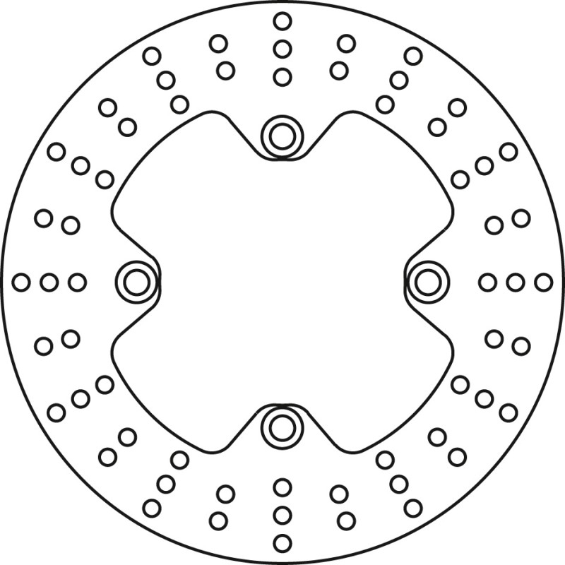 TRW ZF TARCZA HAMULCOWA PRZÓD HONDA CB 250 TWO FIFTY 92-05, TYŁ - HONDA TRANSALP XL-V 600/650 91-07, TRANSALP XL-VA 700 08-13, CB 750 SF 92-03 (1)