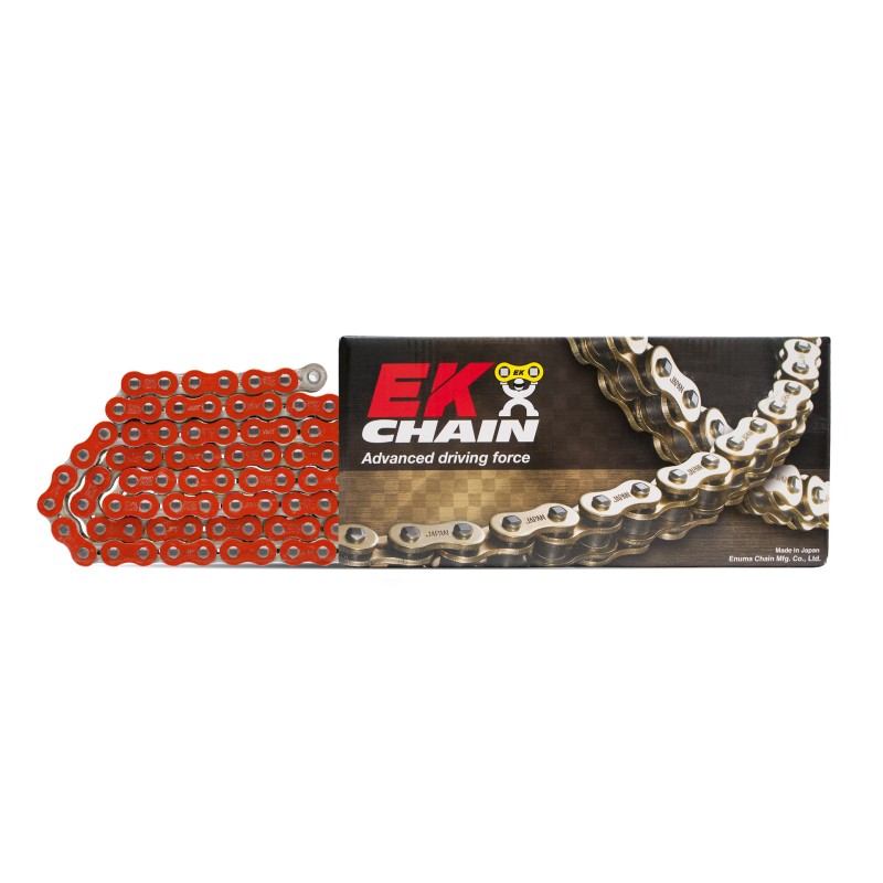 EK ŁAŃCUCH NAPĘDOWY EK530MVXZ2 120 OGNIW QX-RING KOLOR CZERWONY (DO 1100CCM) (41,8 KN) (MADE IN JAPAN) (ZAKUWKA) (1)
