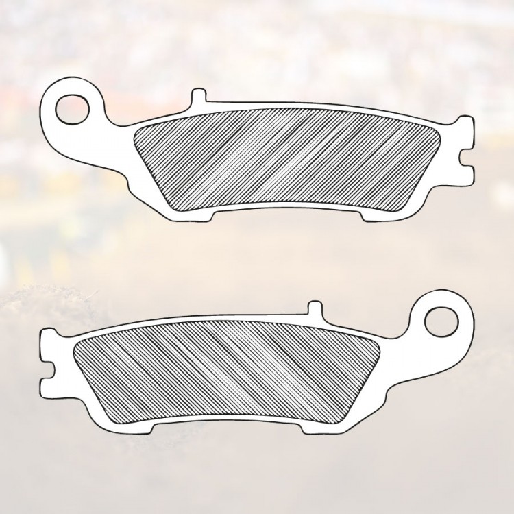 RENTHAL PROMOCJA KLOCKI HAMULCOWE KH450 OFF ROAD YAMAHA YZ/YZF PRZÓD SINTER METAL (SPIEK METALICZNY) (1)