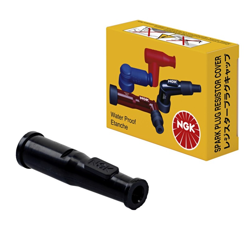 NGK FAJKA NA ŚWIECE EBONITOWA PROSTA KOLOR CZARNY (NR 8387) (1)