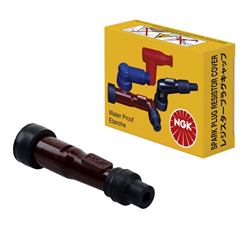 NGK FAJKA NA ŚWIECE EBONITOWA PROSTA KOLOR CZERWONY (NR 8238) (1)