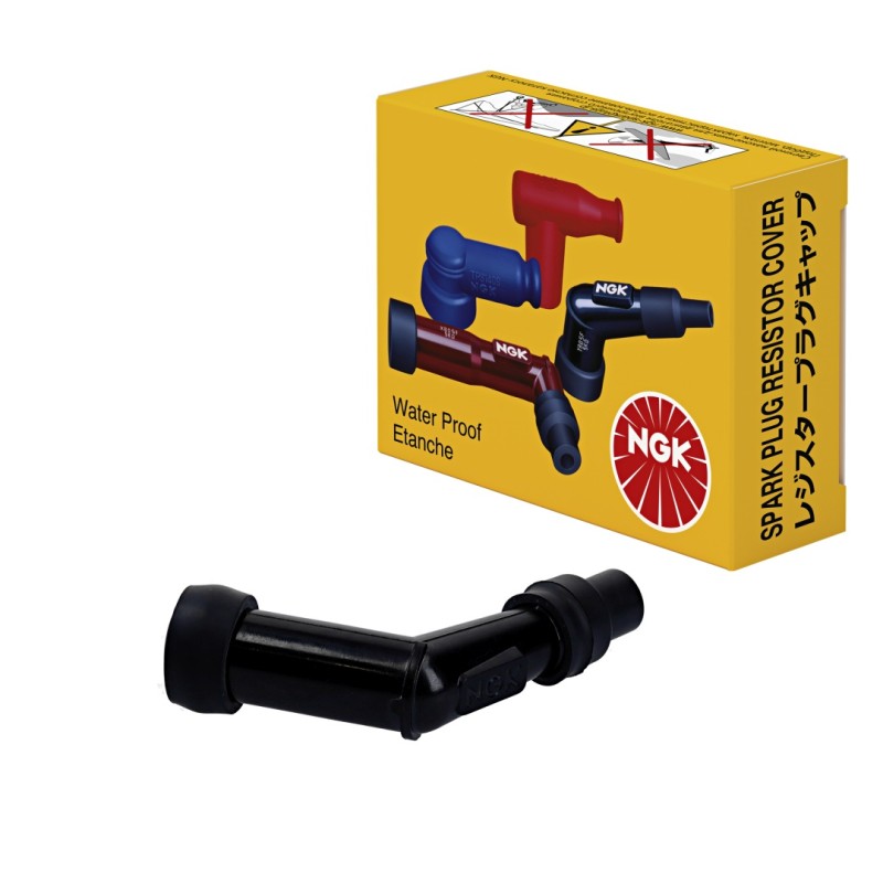 NGK FAJKA NA ŚWIECE EBONITOWA KĄTOWA (120) KOLOR CZARNY (NR 8032) (1)