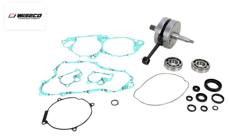 WISECO WAŁ KORBOWY HONDA CR 250 '92-'01 (Z ŁOŻYSKAMI I USZCZELNIACZAMI NA WAŁ ORAZ KOMPLETEM USZCZELEK NA DÓŁ SILNIKA) (HR4002) (1)
