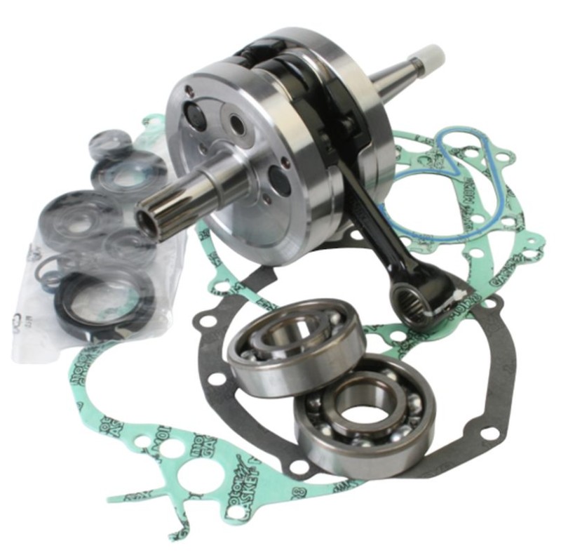 WISECO WAŁ KORBOWY YAMAHA YZ 125 '98-'00 (Z ŁOŻYSKAMI I USZCZELNIACZAMI NA WAŁ ORAZ KOMPLETEM USZCZELEK NA DÓŁ SILNIKA) (HR4035) (1)