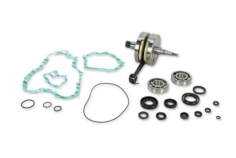 WISECO WAŁ KORBOWY YAMAHA YZ 250 '01-'02 (Z ŁOŻYSKAMI I USZCZELNIACZAMI NA WAŁ ORAZ KOMPLETEM USZCZELEK NA DÓŁ SILNIKA) (HR4038) (1)