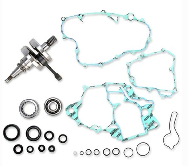 WISECO WAŁ KORBOWY HONDA CRF 150R 07-18 (Z ŁOŻYSKAMI I USZCZELNIACZAMI NA WAŁ ORAZ KOMPLETEM USZCZELEK NA DÓŁ SILNIKA) (1)