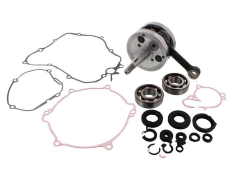 WISECO WAŁ KORBOWY YAMAHA YZ 125 '05-'19 (Z ŁOŻYSKAMI I USZCZELNIACZAMI NA WAŁ ORAZ KOMPLETEM USZCZELEK NA DÓŁ SILNIKA) (HR4054) (1)