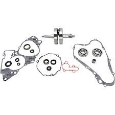 WISECO WAŁ KORBOWY SUZUKI RM 85`02-20 (Z ŁOŻYSKAMI I USZCZELNIACZAMI NA WAŁ ORAZ KOMPLETEM USZCZELEK NA DÓŁ SILNIKA) (HR4067) (1)