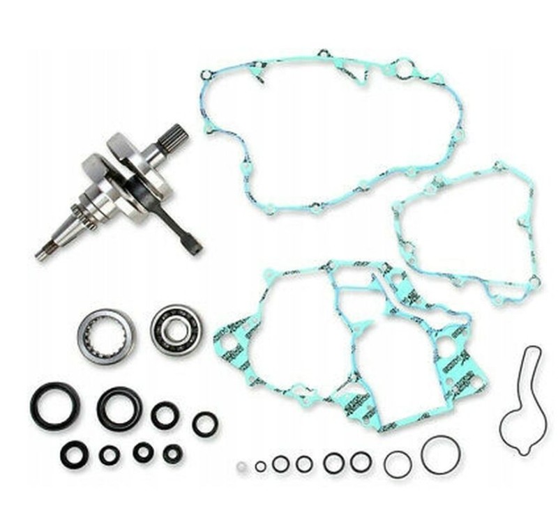 WISECO WAŁ KORBOWY HONDA CRF 250R '10-'15 (Z ŁOŻYSKAMI I USZCZELNIACZAMI NA WAŁ ORAZ KOMPLETEM USZCZELEK NA DÓŁ SILNIKA) (HR4097) (1)