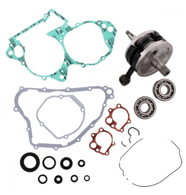 WISECO WAŁ KORBOWY HONDA CR 250 05-07 (Z ŁOŻYSKAMI I USZCZELNIACZAMI NA WAŁ ORAZ KOMPLETEM USZCZELEK NA DÓŁ SILNIKA) (1)