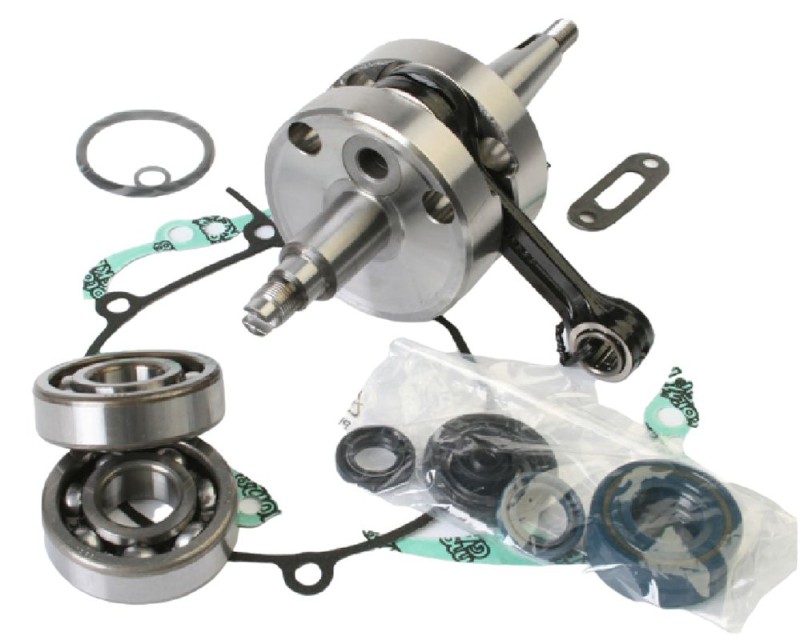 WISECO WAŁ KORBOWY KAWASAKI KX 60 '86-03, SUZUKI RM 60 '03 (Z ŁOŻYSKAMI I USZCZELNIACZAMI NA WAŁ ORAZ KOMPLETEM USZCZELEK NA DÓŁ SILNIKA) (HR 4015) (1)