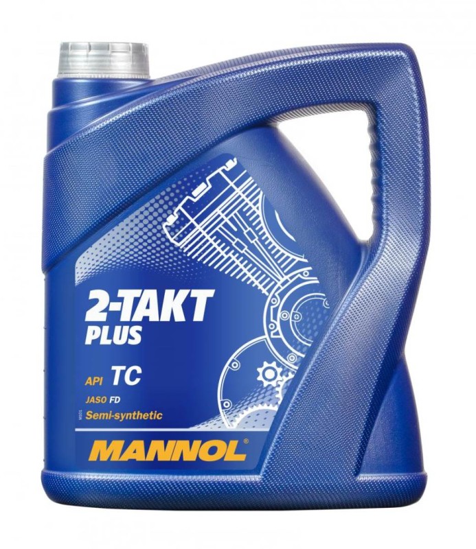 MANNOL OLEJ DO MIESZANKI 2T PLUS 4L (7204) SEMISYNTETYK (4) (1)