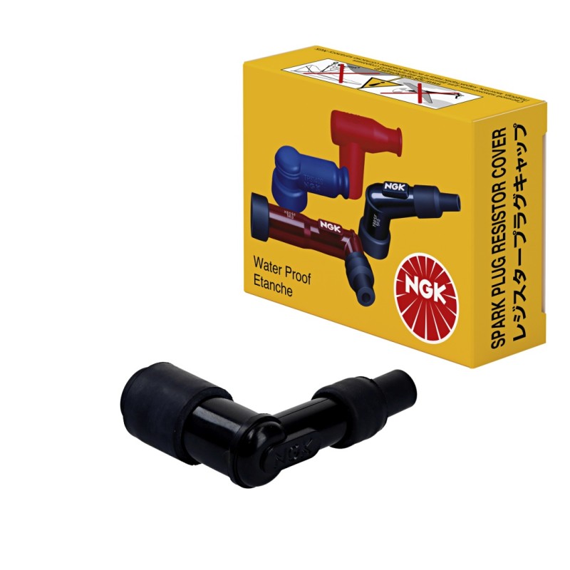 NGK FAJKA NA ŚWIECE (NR 8328) KĄTOWA (90) KOLOR CZARNY (1)