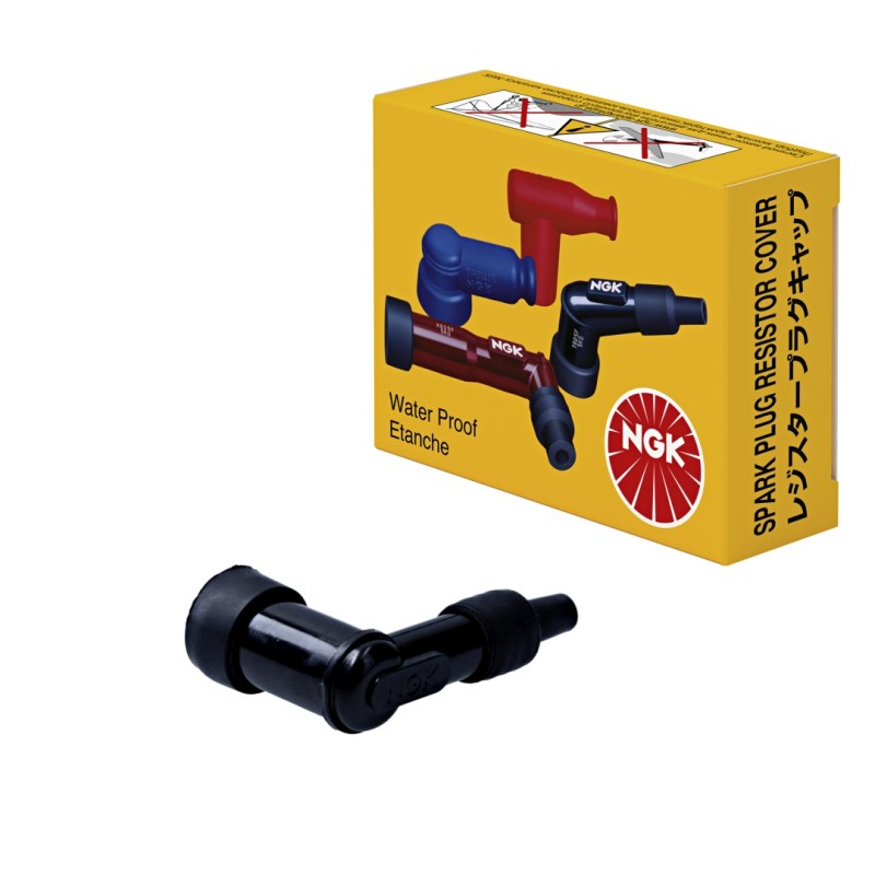 NGK FAJKA NA ŚWIECE (NR 8309) EBONITOWA KĄTOWA (90) KOLOR CZARNY (1)