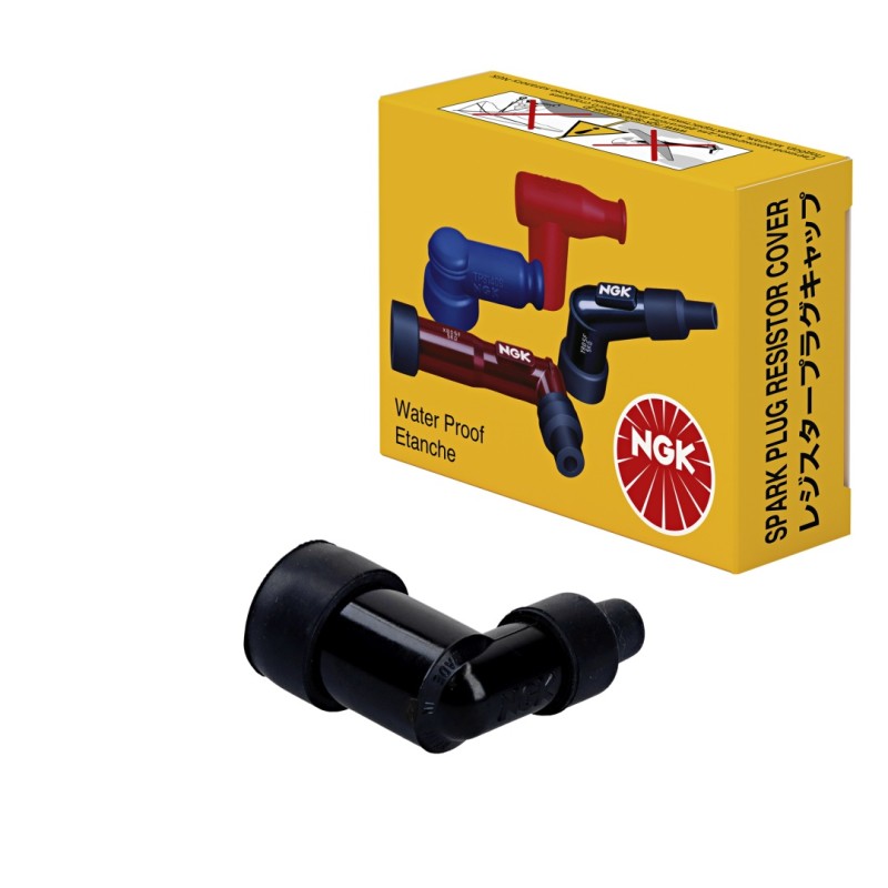 NGK FAJKA NA ŚWIECE (NR 8710) KĄTOWA (90) KOLOR CZARNY (1)