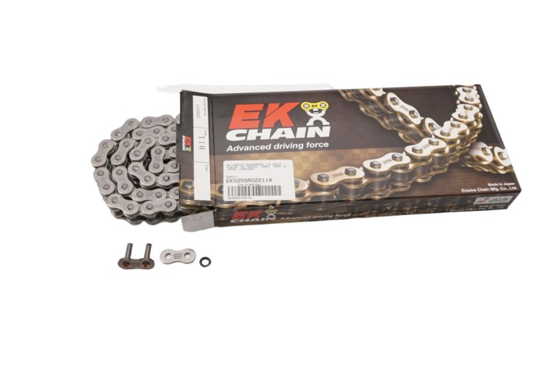 EK ŁAŃCUCH NAPĘDOWY EK525SROZ2 124 OGNIW O-RING (DO 750CCM) (40KN) (MADE IN JAPAN) (ZAKUWKA) (1)