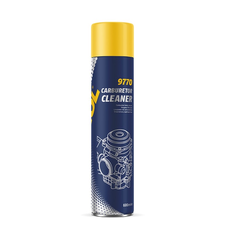 MANNOL CARBURETOR CLEANER SPRAY DO CZYSZCZENIA GAŹNIKA 600 ML (9770) (24) (1)