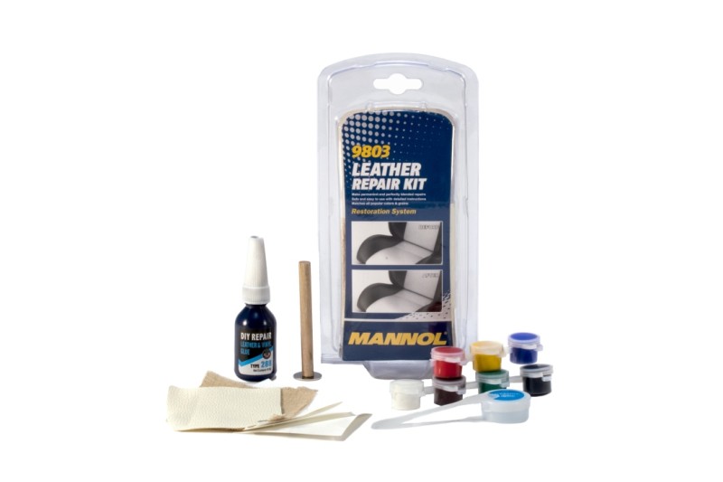 MANNOL LEATHER REPAIR KIT ZESTAW DO NAPRAWY FOTELI SKÓRZANYCH (9803) (72) (1)