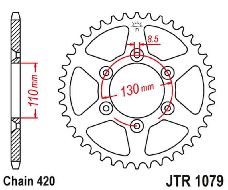 JT ZĘBATKA TYLNA CPI 50SM '06-12 (JTR107962) (ŁAŃC. 520) (1)