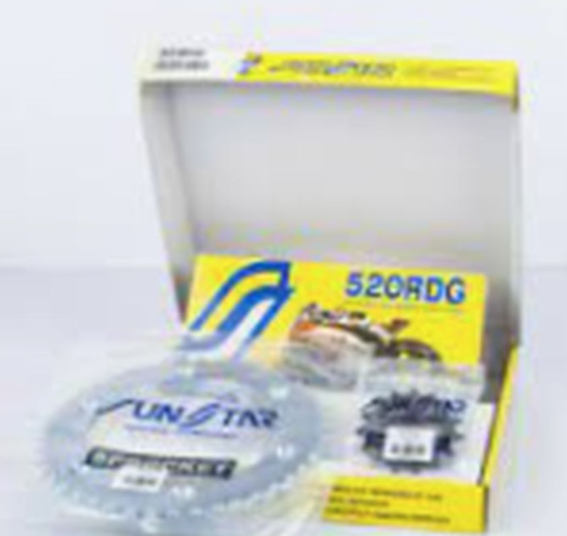 SUNSTAR ZESTAW NAPĘDOWY HONDA XL 125V VARADERO '01-11 STANDARD (14/44/110) (DO 750CC) (SUN39114/SUN1-3079-44/SS520RDG-110N) (WZMOCNIONY) - MADE IN JAPAN - OFERTA SPECJALNA (1)