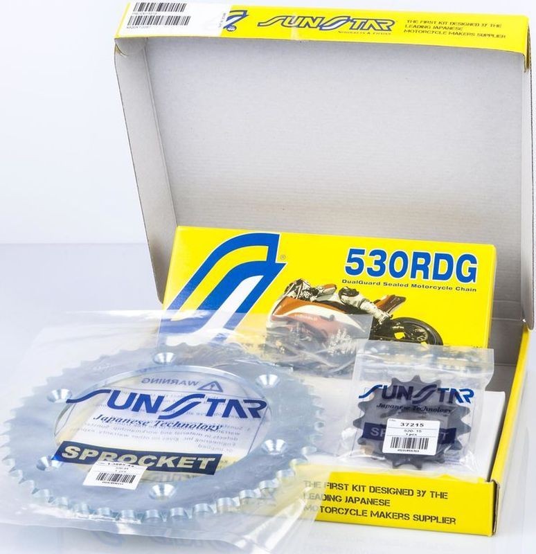 SUNSTAR ZESTAW NAPĘDOWY HONDA CBR 900RR '92-95 STANDARD (16/42/108) (DO 1000CC) (SUN52216/SUN1-5485-42/SS530RDG-108N) - MADE IN JAPAN - OFERTA SPECJALNA (1)