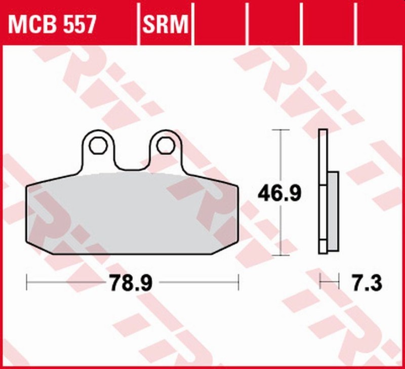 TRW ZF KLOCKI HAMULCOWE KH256 SINTER APRILIA ATLANTIC 500 '02-'05, SCARABEO 500 '02-'12, LEONARDO 250 '99-'04, SCARABEO 150 '99-'04, SPORTCITY 300 '08-'13, HONDA CITY FLY 125 '98-'00 PRZÓD (1)
